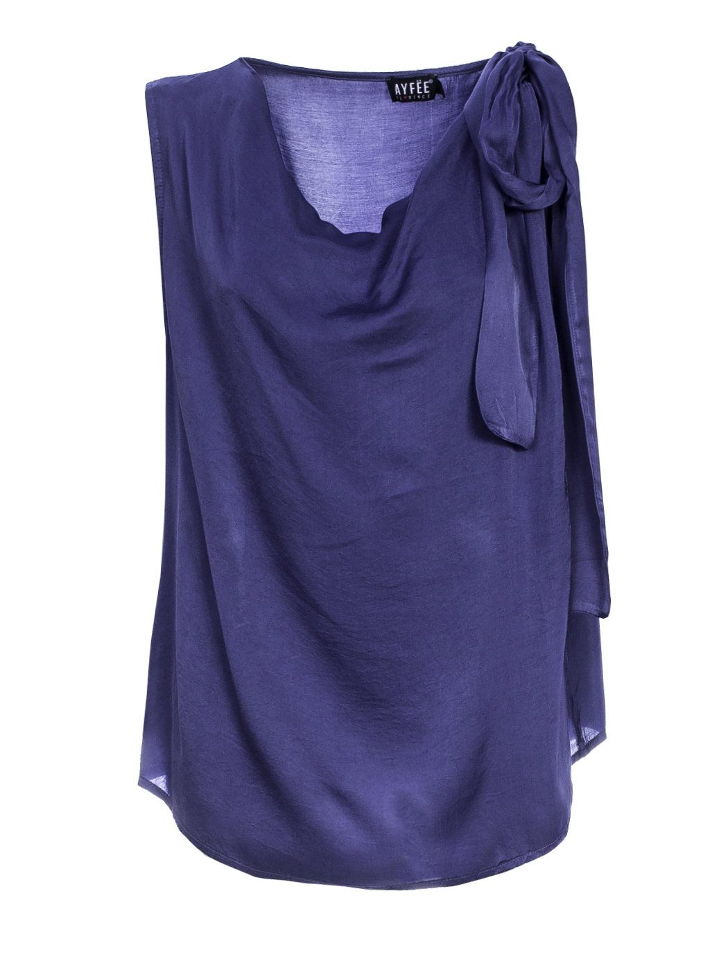 CANOTTA DETTAGLIO FIOCCO, 4TG - DENIM